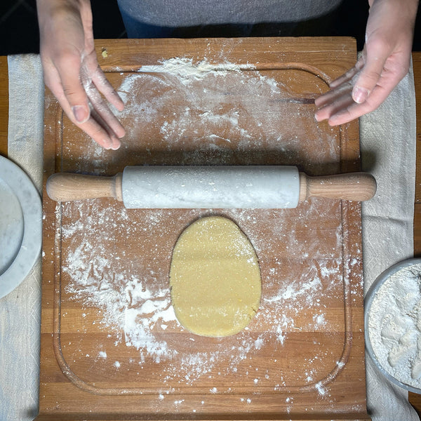 Carrara marble rolling pin